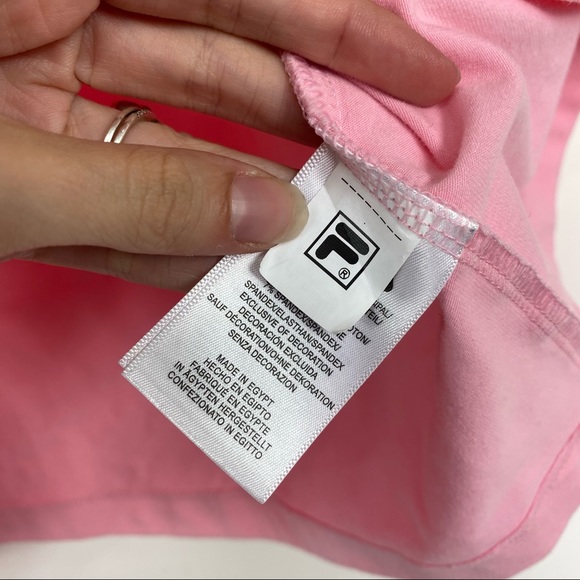 Fila Pink, Black and white T-Shirt Size M - Picture 4 of 7